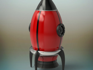 toy rocket Modèle 3D