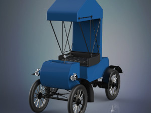 vintage car 3Dモデル