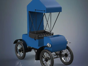 vintage car 3D Model