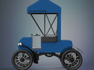 vintage car 3D Модель