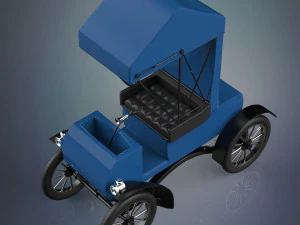 vintage car 3D Model