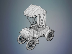 vintage car 3D Модель