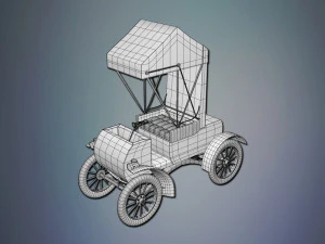 vintage car 3D Model