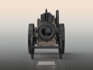 vintage tractor Model 3D