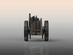 vintage tractor 3D Model