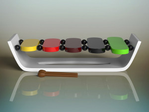 xylophone 3D Model
