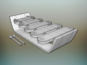 xylophone 3D Model
