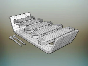 xil&oacute;fono Modelo 3D