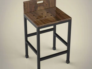 बार की स्टूल 3D मॉडल