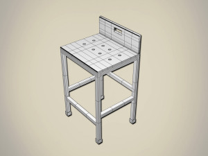 bar stool 3D Model