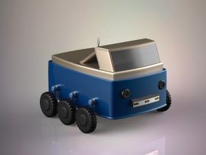 delivery robot Model 3D