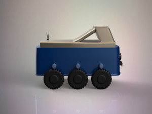 delivery robot Model 3D