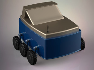 delivery robot Model 3D