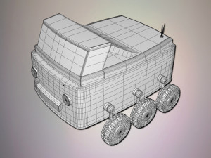 delivery robot Model 3D