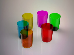 glass set Model 3D