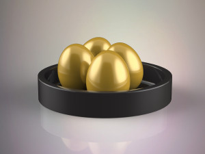 golden eggs 3Dモデル
