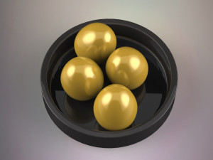 golden eggs 3Dモデル