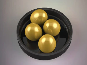 golden eggs 3D Model