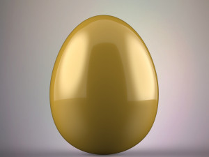 golden eggs 3Dモデル