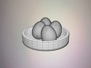 golden eggs 3D Model