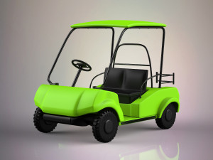 golf cart 3Dモデル