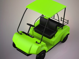 golf cart 3Dモデル
