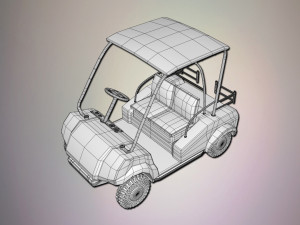golf cart 3Dモデル