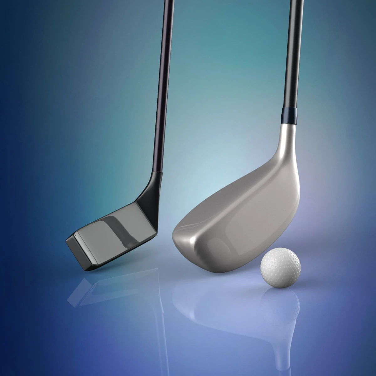 golf club 3D Model .c4d .max .obj .3ds .fbx .stl .blend