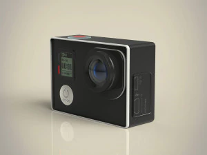 ゴープロヒーロー4 3Dモデル