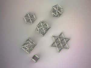 magnetic bars and balls 3D Model