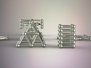 magnetic bars and balls 3D मॉडल