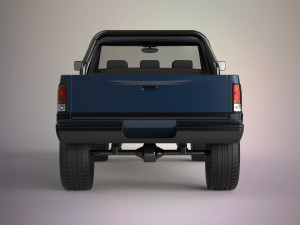 mini truck Modello 3D