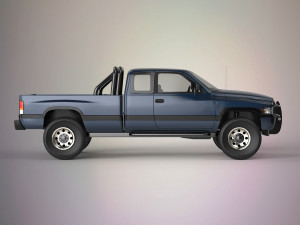 mini truck Modello 3D
