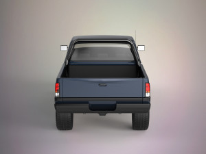 mini truck Modello 3D