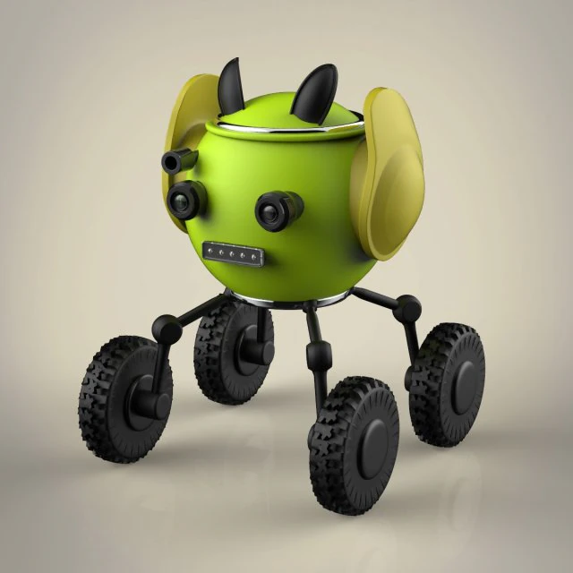 robot 3D Model .c4d .max .obj .3ds .fbx .stl .blend 