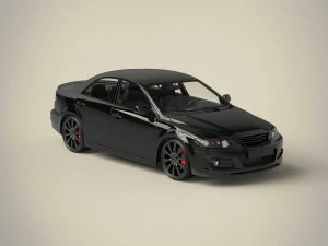 voiture berline Modèle 3D