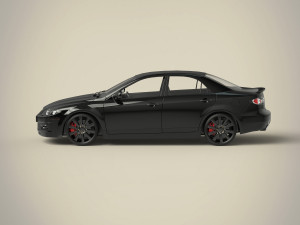 sedan car 3D Model