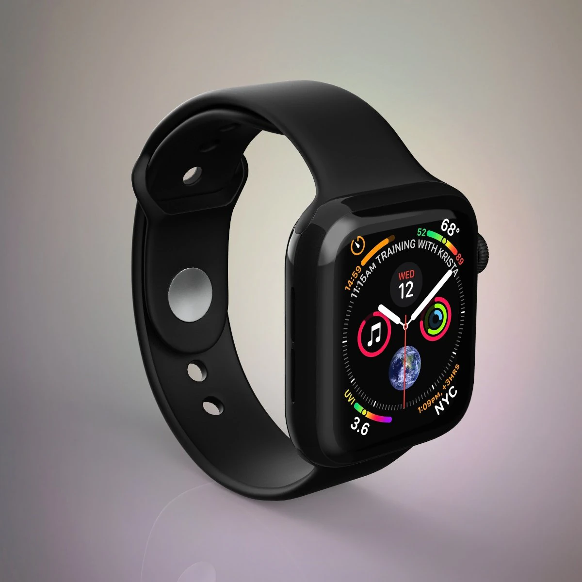 smart watch 3D Model .c4d .max .obj .3ds .fbx .stl .blend 