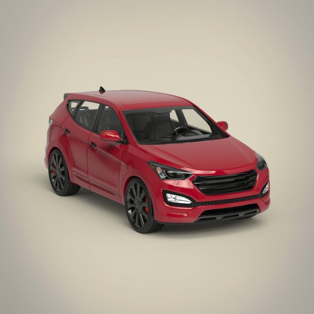 suv car Modèle 3D .c4d .max .obj .3ds .fbx .stl .blend 