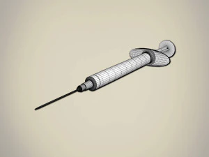 syringe 3D Model