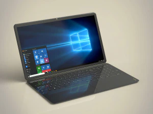 얇은 노트북 3D 모델