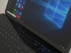 thin laptop Modello 3D