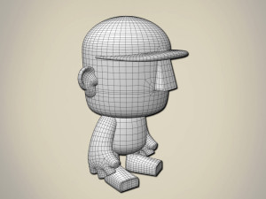 toy character base mesh 3D Модель