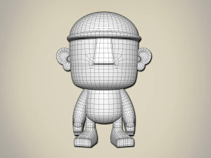 toy character base mesh 3D 모델