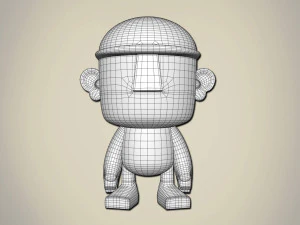 toy character base mesh 3D Model