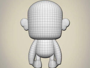 toy character base mesh 3D 모델