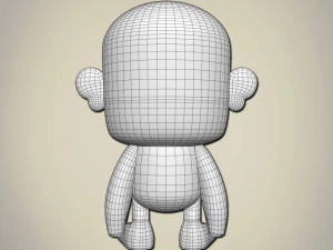 toy character base mesh 3D Model