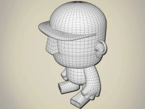 toy character base mesh 3D Model