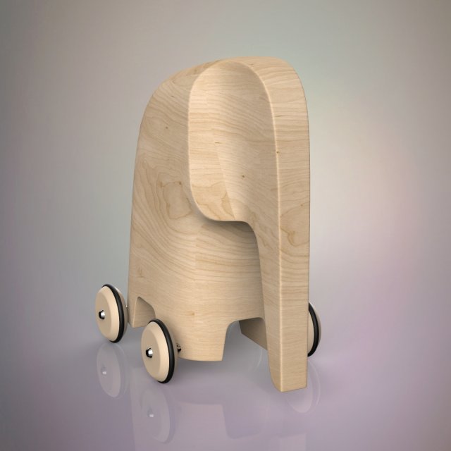 toy elephant 3D Модель .c4d .max .obj .3ds .fbx .stl .blend 