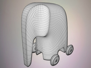 toy elephant 3D Модель